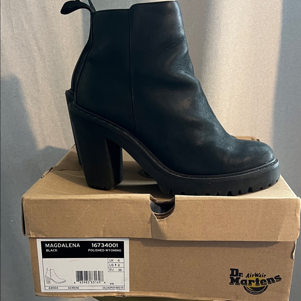 Dr. Martens Magdalena Women's Black Heeled Boots
